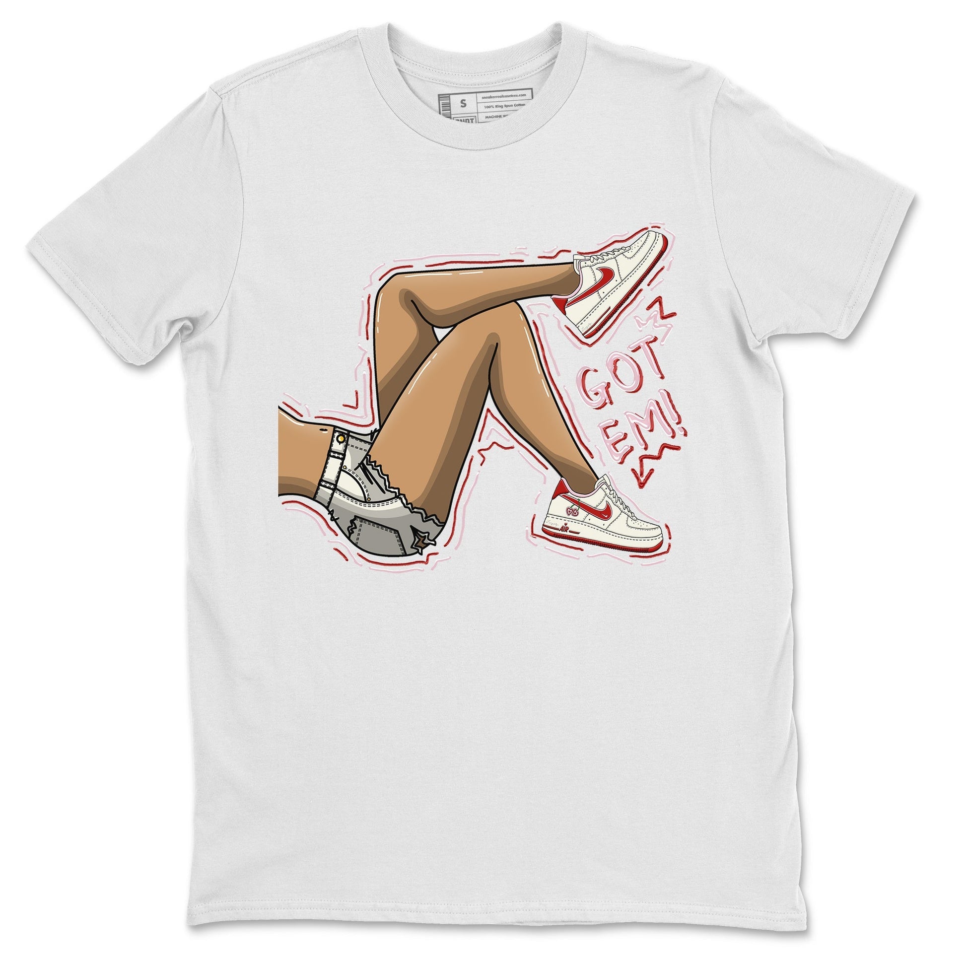 Air Force 1 Valentines Day Sneaker Match Tees Got Em Legs Sneaker Tees Air Force 1 Valentines Day Sneaker Release Tees Unisex Shirts