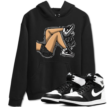 1s Black White shirt to match jordans Got Em Legs sneaker tees Air Jordan 1 Black White SNRT Sneaker Release Tees unisex cotton Black 1 crew neck shirt