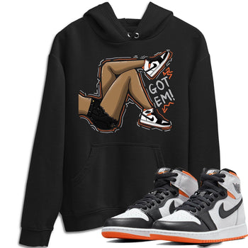 Jordan 1 Electro Orange Sneaker Match Tees Got Em Legs Sneaker Tees Jordan 1 Electro Orange Sneaker Release Tees Unisex Shirts