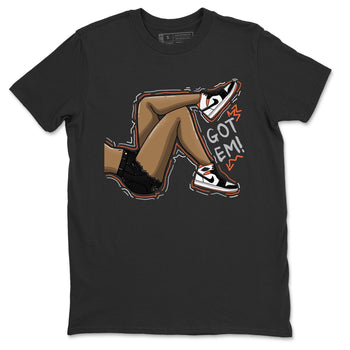 Jordan 1 Electro Orange Sneaker Match Tees Got Em Legs Sneaker Tees Jordan 1 Electro Orange Sneaker Release Tees Unisex Shirts