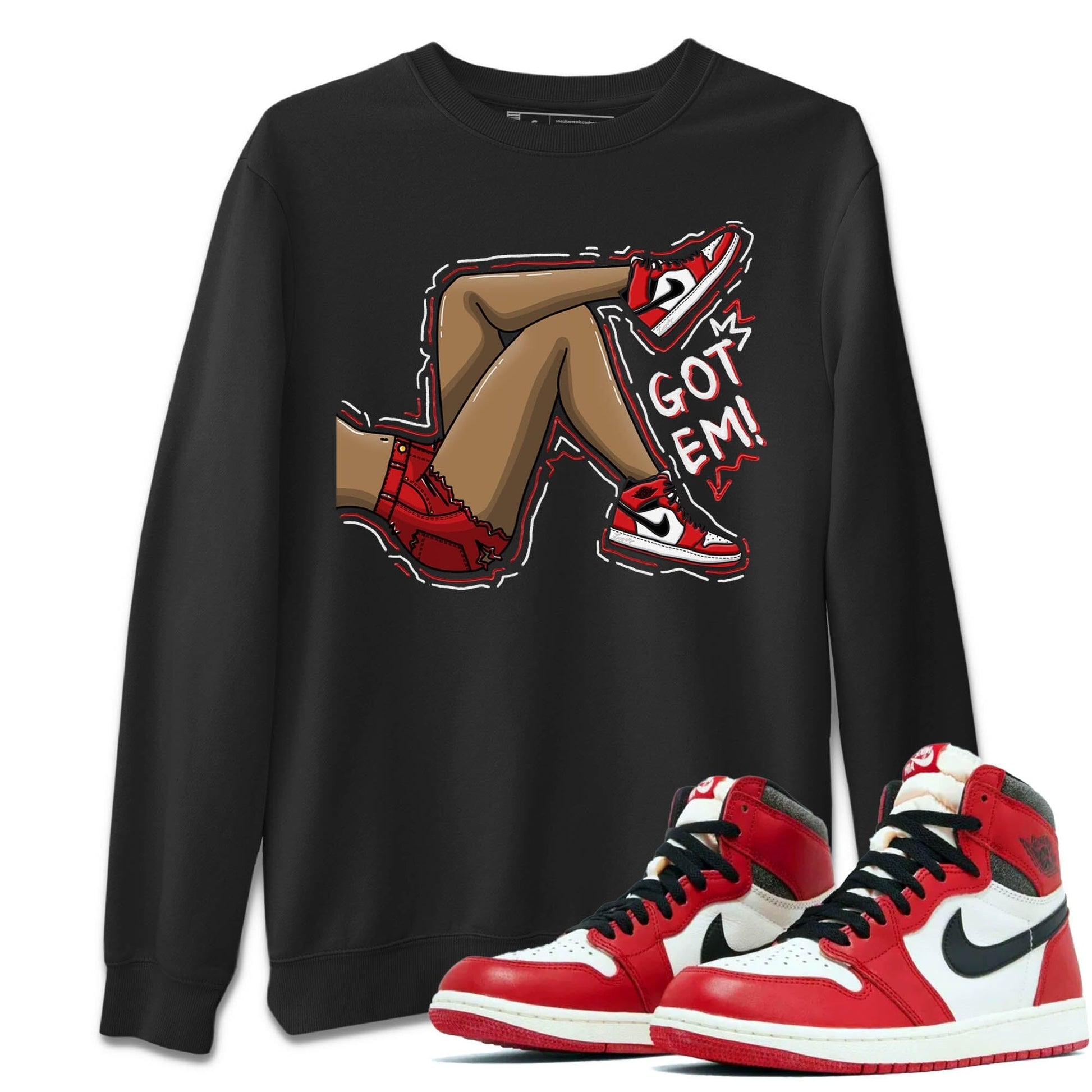 Jordan 1 lost & found Sneaker Match Tees Got Em Legs Sneaker Tees Jordan 1 lost & found Sneaker Release Tees Unisex Shirts