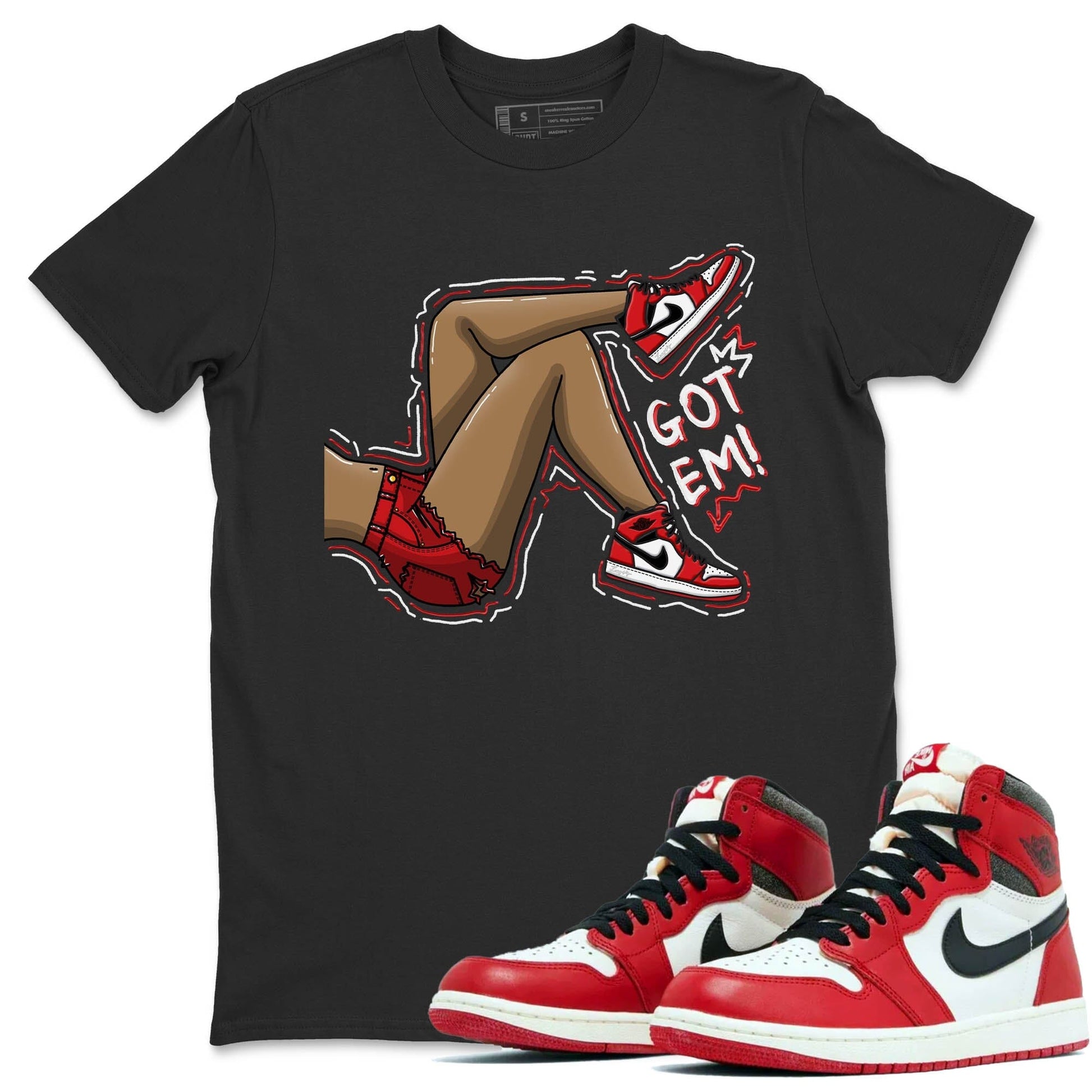 Jordan 1 lost & found Sneaker Match Tees Got Em Legs Sneaker Tees Jordan 1 lost & found Sneaker Release Tees Unisex Shirts