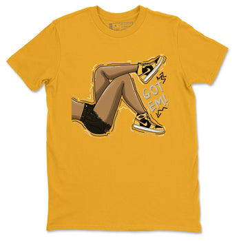 Jordan 1 Pollen Sneaker Match Tees Got Em Legs Sneaker Tees Jordan 1 Pollen Sneaker Release Tees Unisex Shirts