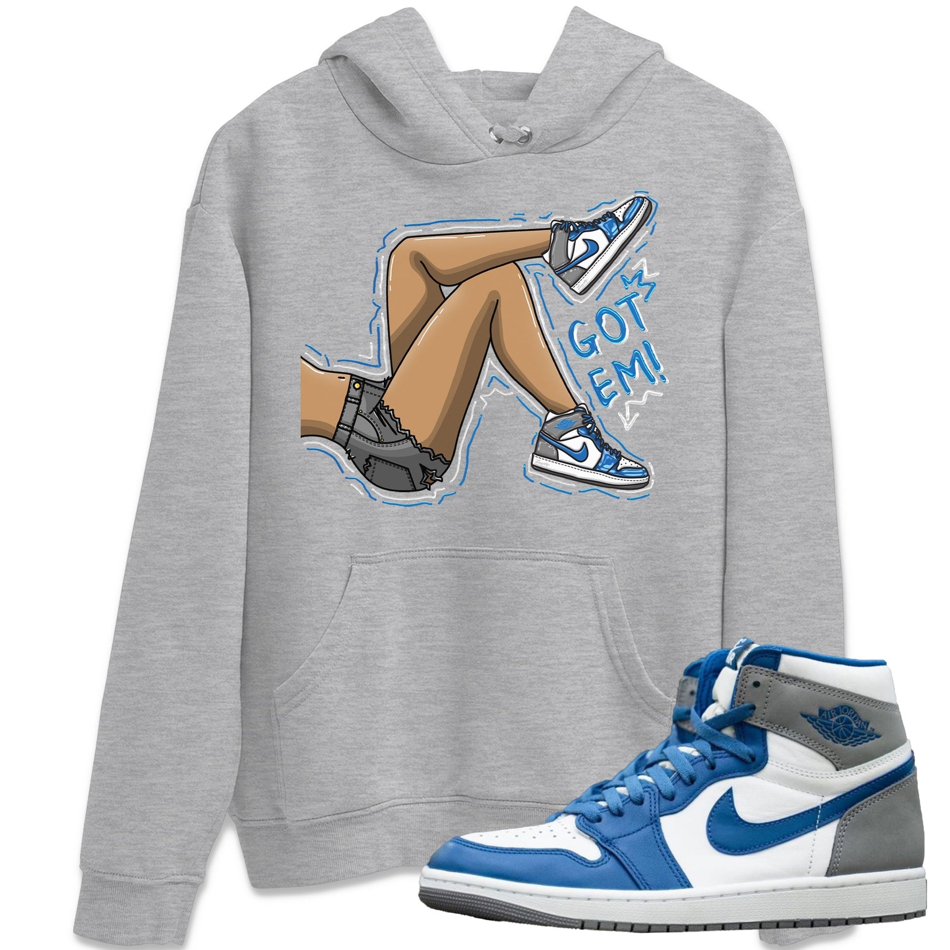 Jordan 1 True Blue Sneaker Match Tees Got Em Legs Sneaker Tees Jordan 1 True Blue Sneaker Release Tees Unisex Shirts