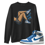 Jordan 1 True Blue Sneaker Match Tees Got Em Legs Sneaker Tees Jordan 1 True Blue Sneaker Release Tees Unisex Shirts