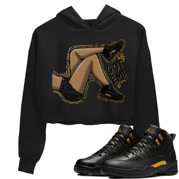 Jordan 12 Black Taxi Sneaker Match Tees Got Em Legs Sneaker Tees Jordan 12 Black Taxi Sneaker Release Tees Women's Shirts