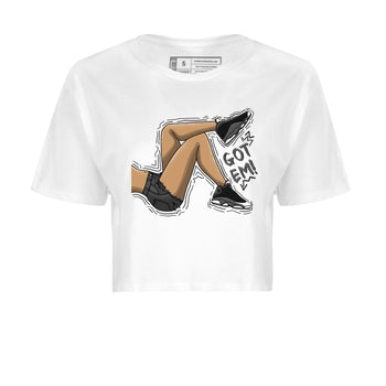 Air Jordan 13 Black Flint Sneaker Match Tees Got Em Legs Sneaker Tees AJ 13s Black Flint Sneaker Release Tees Women's Shirts White 2
