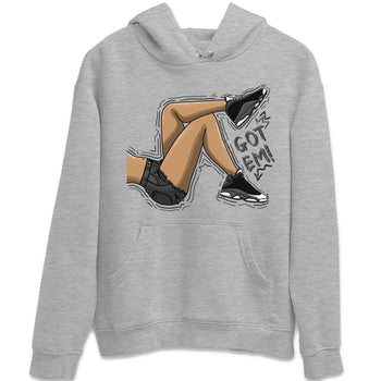 Air Jordan 13 Black Flint Sneaker Match Tees Got Em Legs Sneaker Tees AJ 13s Black Flint Sneaker Release Tees Unisex Shirts Heather Grey 2