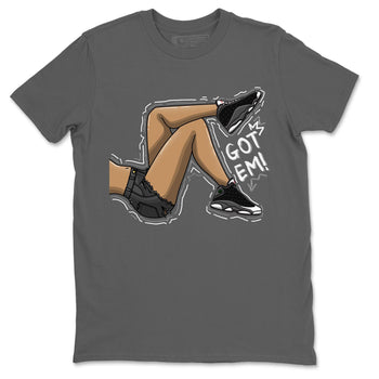 Air Jordan 13 Black Flint Sneaker Match Tees Got Em Legs Sneaker Tees AJ 13s Black Flint Sneaker Release Tees Unisex Shirts Cool Grey 2