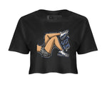 Air Jordan 3 Retro Midnight Navy shirt to match jordans Got Em Legs sneaker shirt 3s Midnight Navy SNRT sneaker tees Black 2 crop shirt