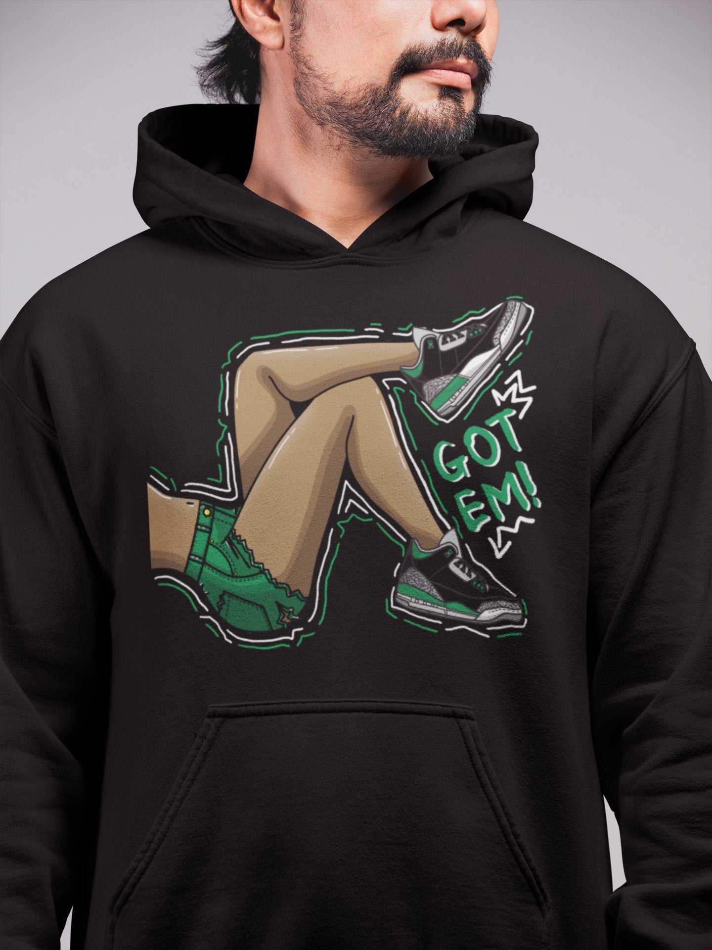 Jordan 3 Pine Green Sneaker Match Tees Got Em Legs Sneaker Tees Jordan 3 Pine Green Sneaker Release Tees Unisex Shirts