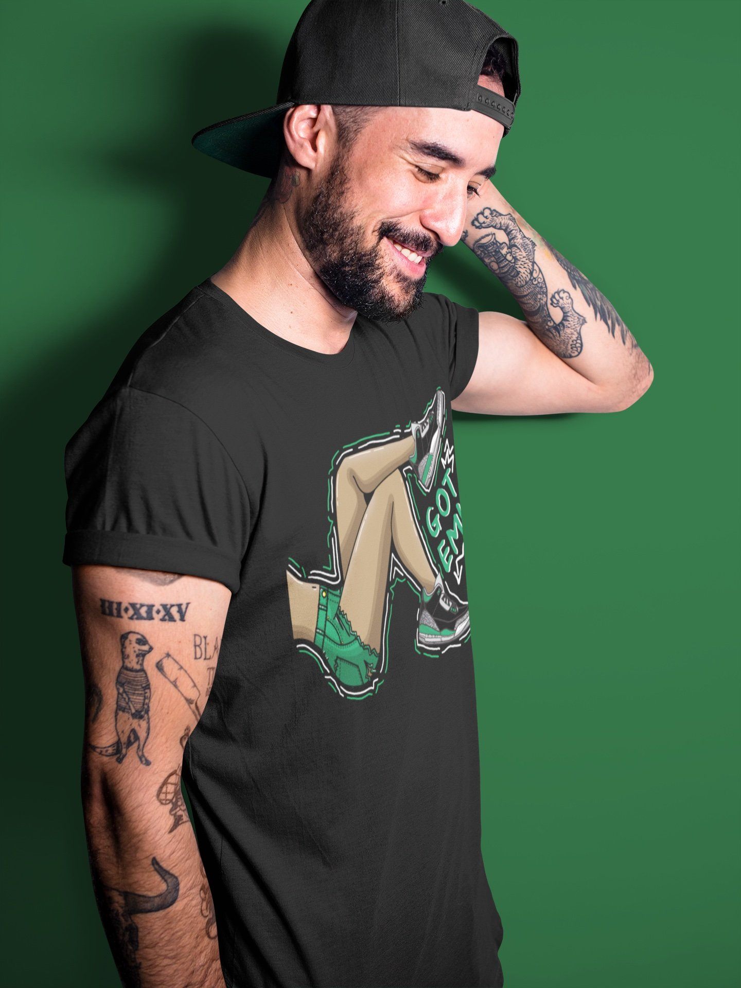 Jordan 3 Pine Green Sneaker Match Tees Got Em Legs Sneaker Tees Jordan 3 Pine Green Sneaker Release Tees Unisex Shirts