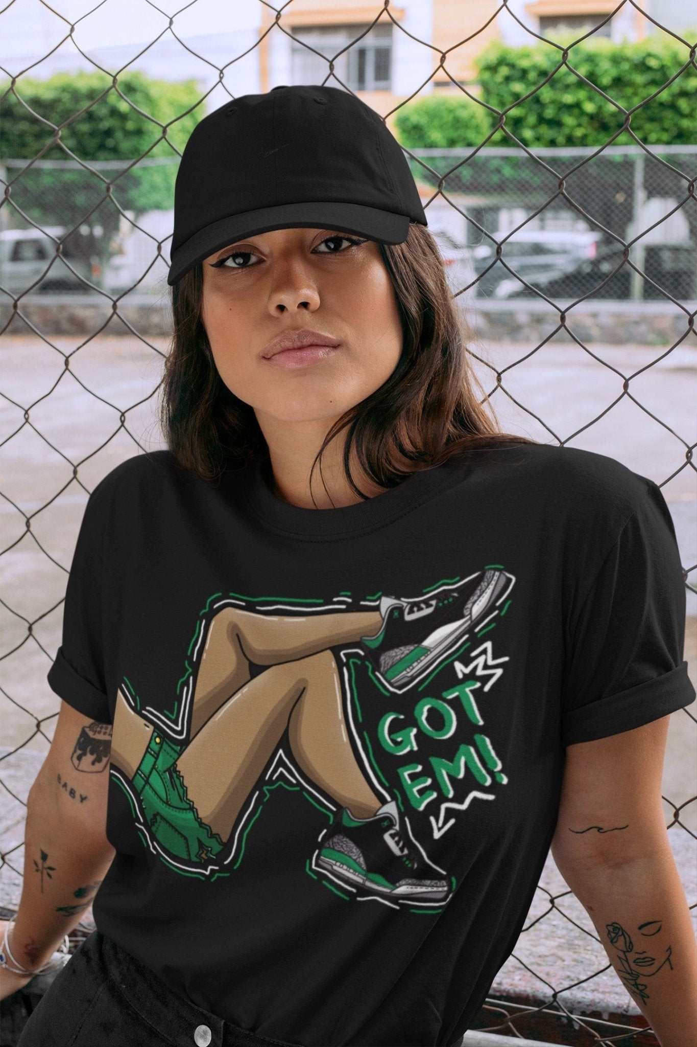 Jordan 3 Pine Green Sneaker Match Tees Got Em Legs Sneaker Tees Jordan 3 Pine Green Sneaker Release Tees Unisex Shirts