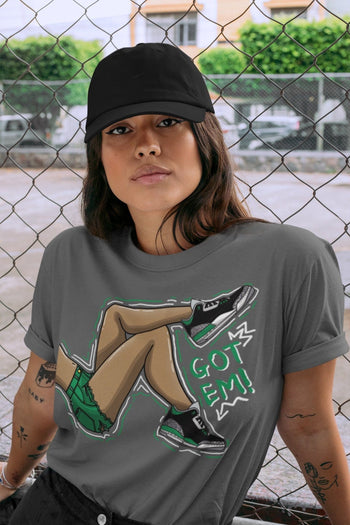 Jordan 3 Pine Green Sneaker Match Tees Got Em Legs Sneaker Tees Jordan 3 Pine Green Sneaker Release Tees Unisex Shirts