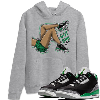 Jordan 3 Pine Green Sneaker Match Tees Got Em Legs Sneaker Tees Jordan 3 Pine Green Sneaker Release Tees Unisex Shirts