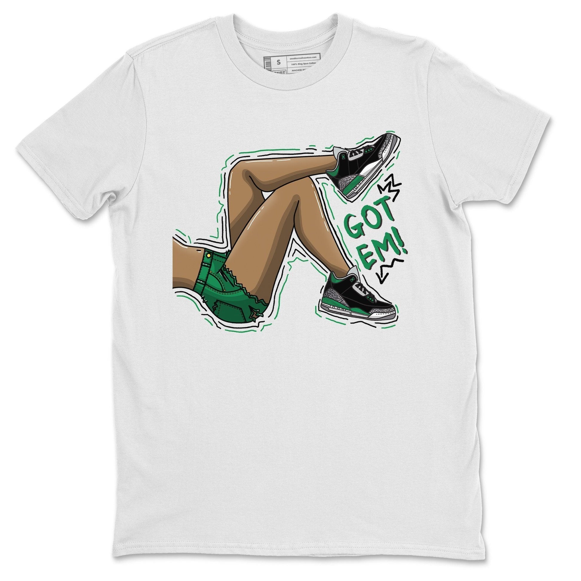 Jordan 3 Pine Green Sneaker Match Tees Got Em Legs Sneaker Tees Jordan 3 Pine Green Sneaker Release Tees Unisex Shirts