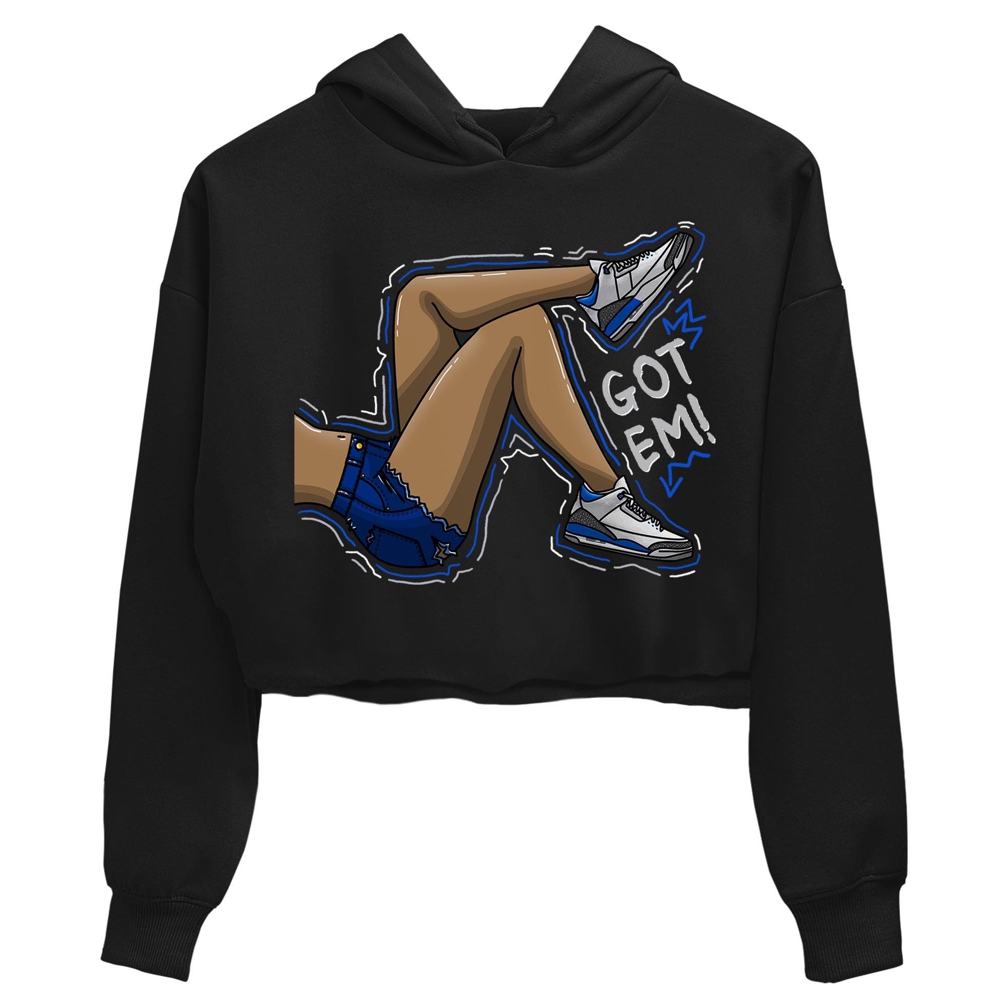Jordan 3 Racer Blue Sneaker Match Tees Got Em Legs Sneaker Tees Jordan 3 Racer Blue Sneaker Release Tees Women's Shirts