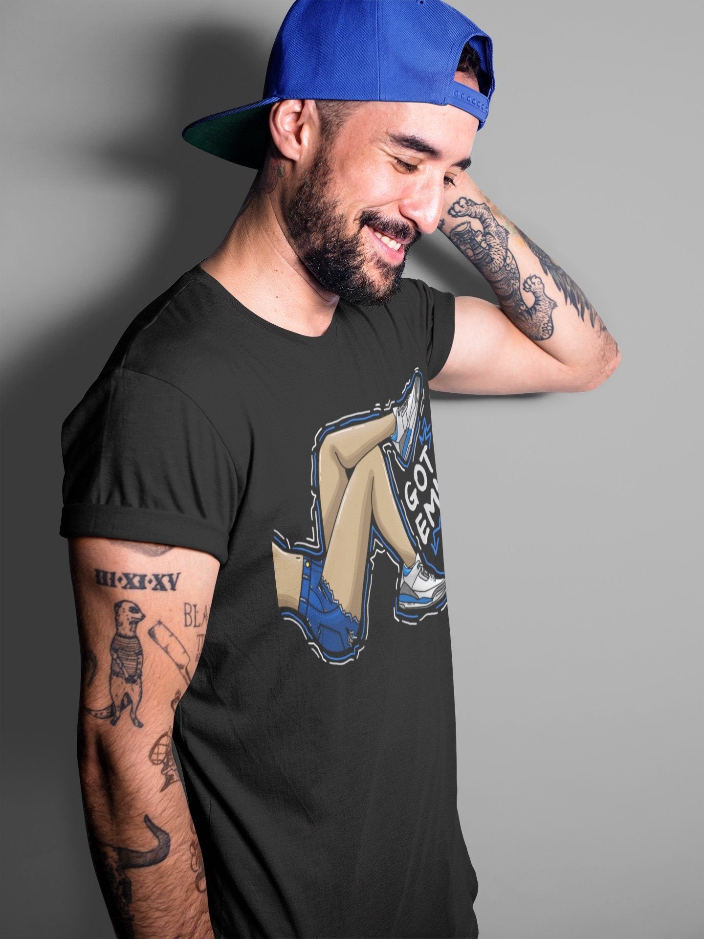 Jordan 3 Racer Blue Sneaker Match Tees Got Em Legs Sneaker Tees Jordan 3 Racer Blue Sneaker Release Tees Unisex Shirts
