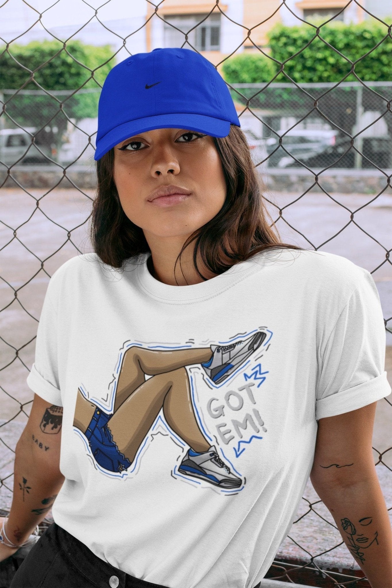 Jordan 3 Racer Blue Sneaker Match Tees Got Em Legs Sneaker Tees Jordan 3 Racer Blue Sneaker Release Tees Unisex Shirts