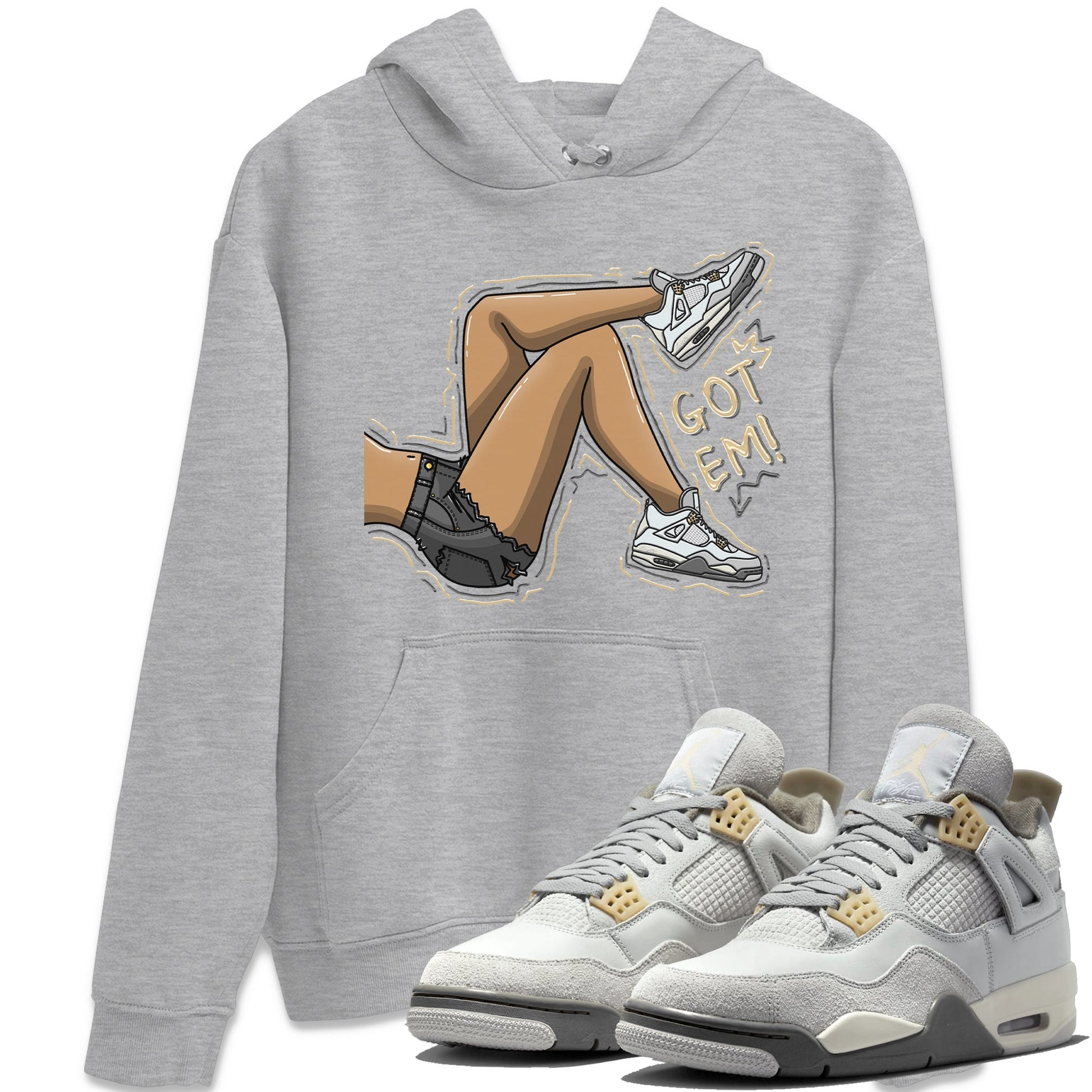 Jordan 4 Craft Sneaker Match Tees Got Em Legs Sneaker Tees Jordan 4 Craft Sneaker Release Tees Unisex Shirts