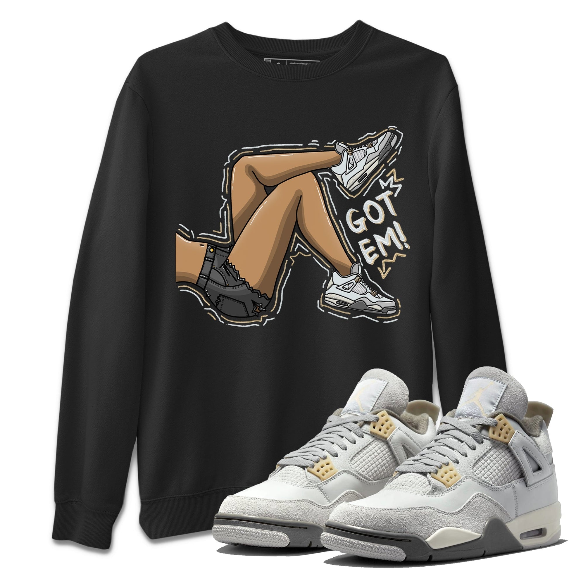 Jordan 4 Craft Sneaker Match Tees Got Em Legs Sneaker Tees Jordan 4 Craft Sneaker Release Tees Unisex Shirts