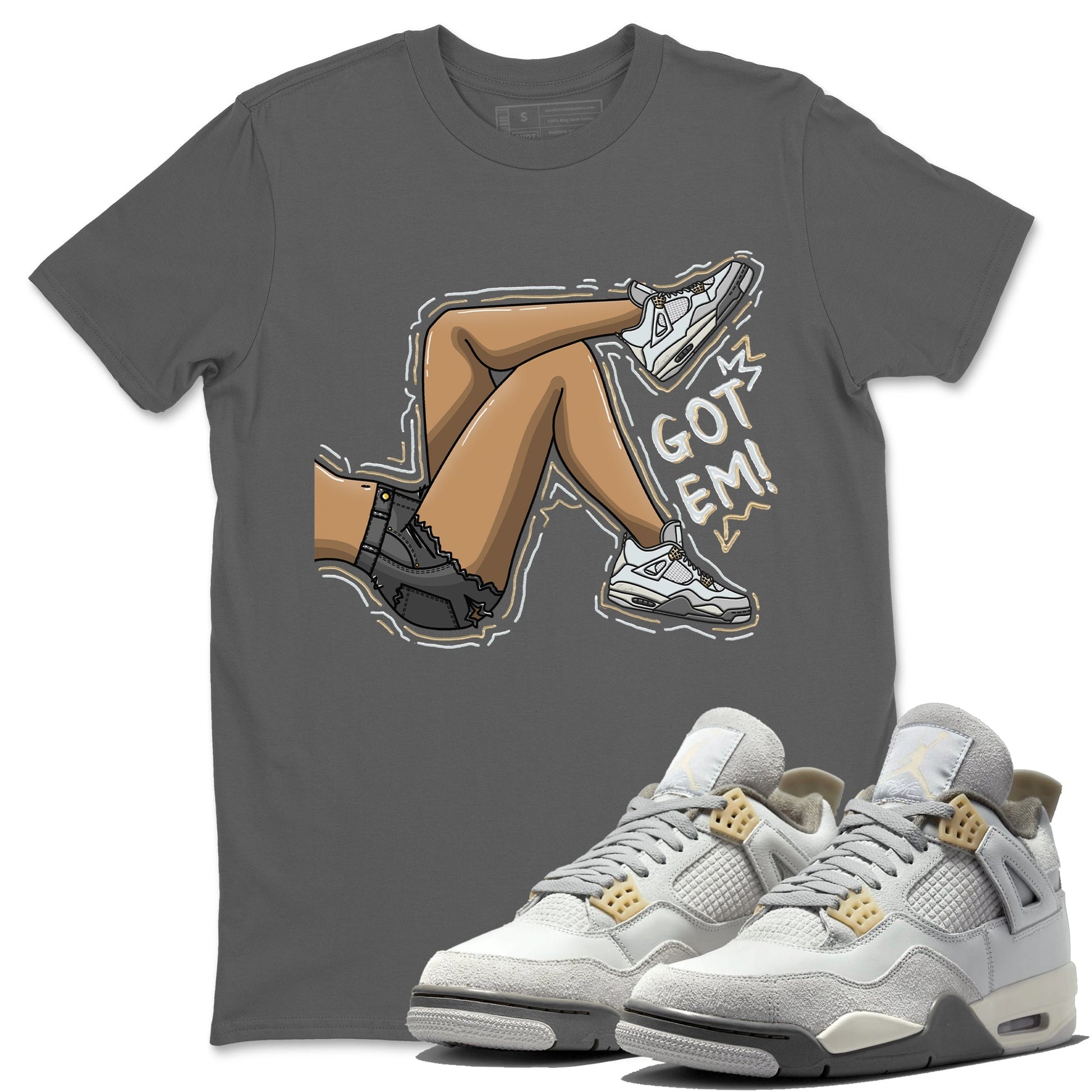 Jordan 4 Craft Sneaker Match Tees Got Em Legs Sneaker Tees Jordan 4 Craft Sneaker Release Tees Unisex Shirts