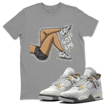 Jordan 4 Craft Sneaker Match Tees Got Em Legs Sneaker Tees Jordan 4 Craft Sneaker Release Tees Unisex Shirts