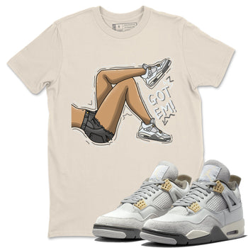 Jordan 4 Craft Sneaker Match Tees Got Em Legs Sneaker Tees Jordan 4 Craft Sneaker Release Tees Unisex Shirts