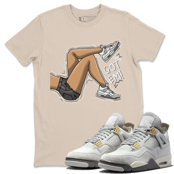 Jordan 4 Craft Sneaker Match Tees Got Em Legs Sneaker Tees Jordan 4 Craft Sneaker Release Tees Unisex Shirts