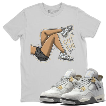 Jordan 4 Craft Sneaker Match Tees Got Em Legs Sneaker Tees Jordan 4 Craft Sneaker Release Tees Unisex Shirts