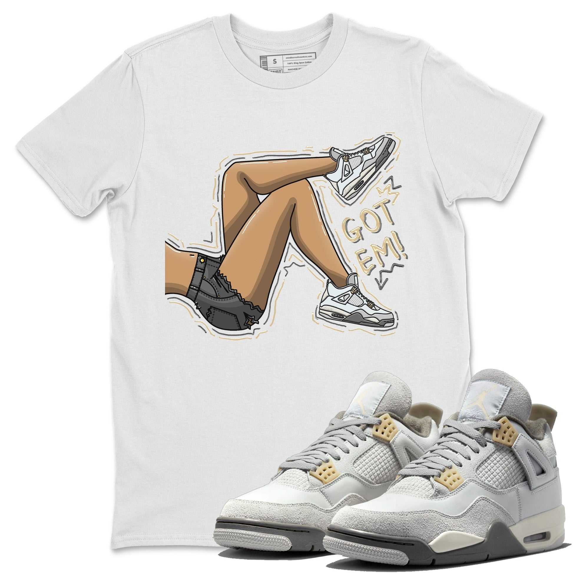 Jordan 4 Craft Sneaker Match Tees Got Em Legs Sneaker Tees Jordan 4 Craft Sneaker Release Tees Unisex Shirts