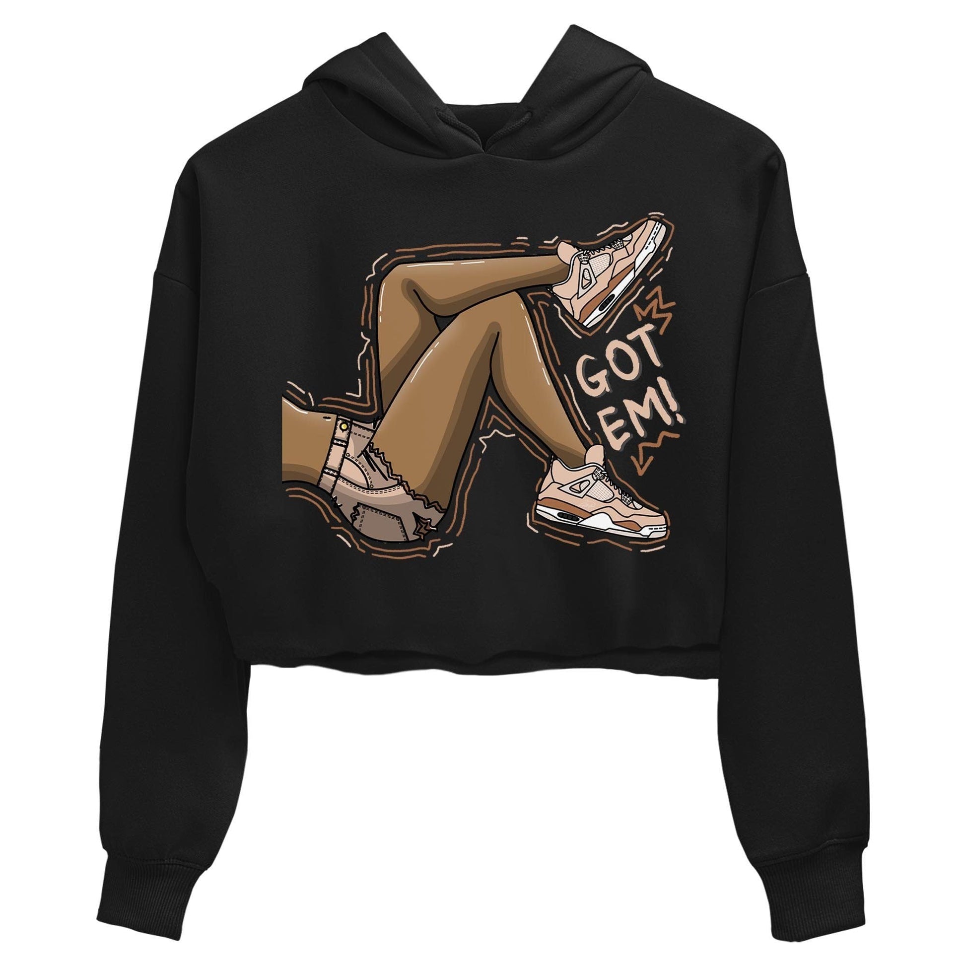 Jordan 4 Shimmer Sneaker Match Tees Got Em Legs Sneaker Tees Jordan 4 Shimmer Sneaker Release Tees Women's Shirts