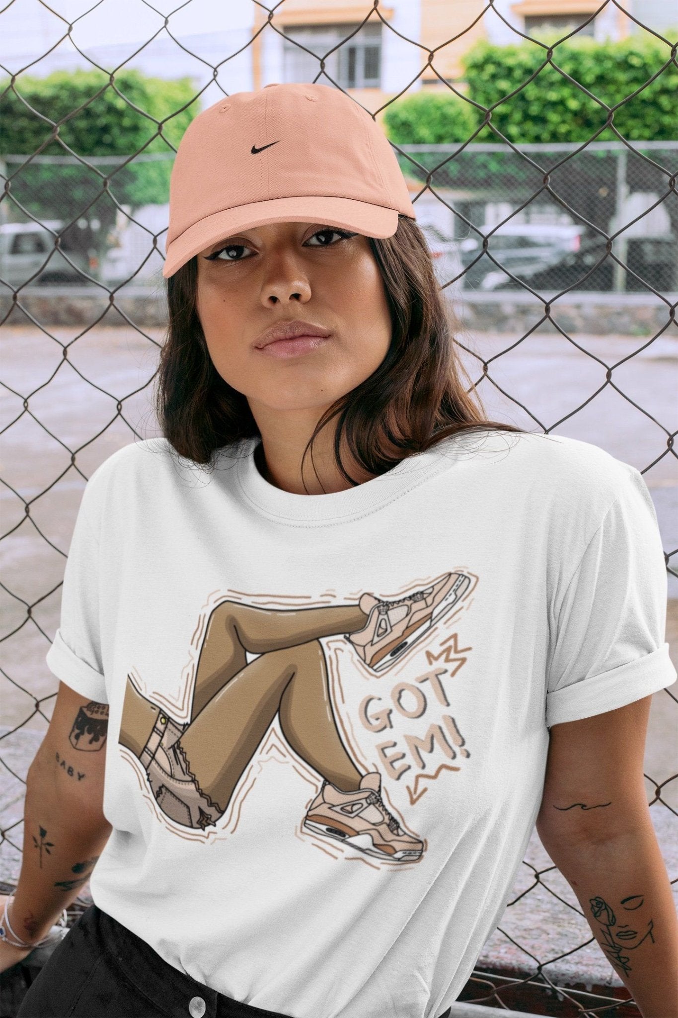 Jordan 4 Shimmer Sneaker Match Tees Got Em Legs Sneaker Tees Jordan 4 Shimmer Sneaker Release Tees Unisex Shirts