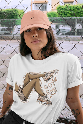 Jordan 4 Shimmer Sneaker Match Tees Got Em Legs Sneaker Tees Jordan 4 Shimmer Sneaker Release Tees Unisex Shirts