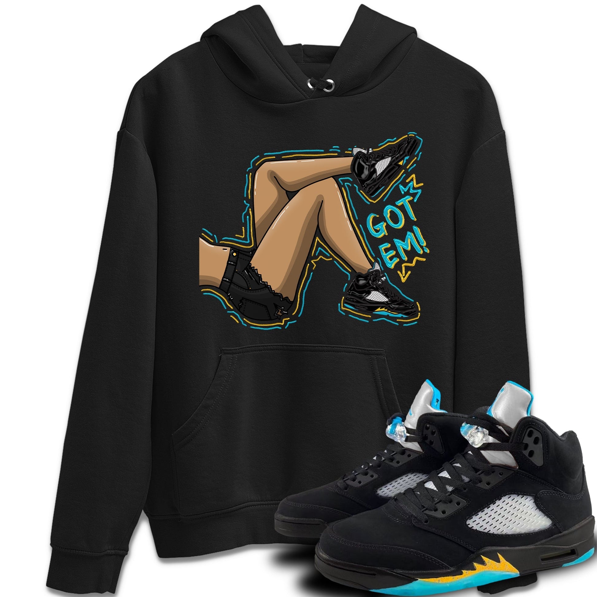 Jordan 5 Aqua Sneaker Match Tees Got Em Legs Sneaker Tees Jordan 5 Aqua Sneaker Release Tees Unisex Shirts