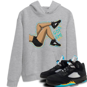 Jordan 5 Aqua Sneaker Match Tees Got Em Legs Sneaker Tees Jordan 5 Aqua Sneaker Release Tees Unisex Shirts