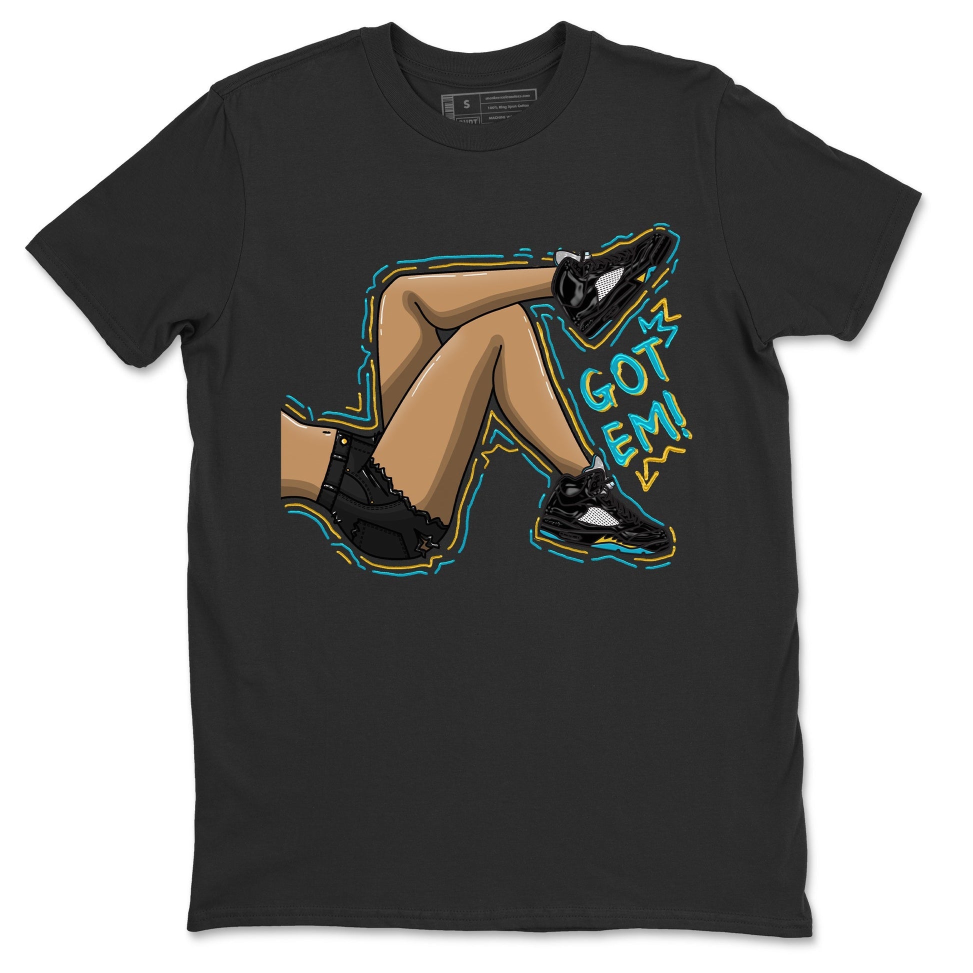 Jordan 5 Aqua Sneaker Match Tees Got Em Legs Sneaker Tees Jordan 5 Aqua Sneaker Release Tees Unisex Shirts