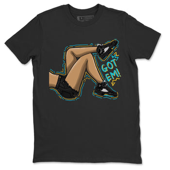 Jordan 5 Aqua Sneaker Match Tees Got Em Legs Sneaker Tees Jordan 5 Aqua Sneaker Release Tees Unisex Shirts