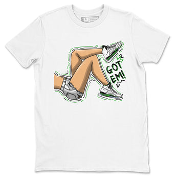 5s Lucky Green shirt to match jordans Got Em Legs sneaker tees Air Jordan 5 Lucky Green SNRT Sneaker Release Tees unisex cotton White 2 crew neck shirt