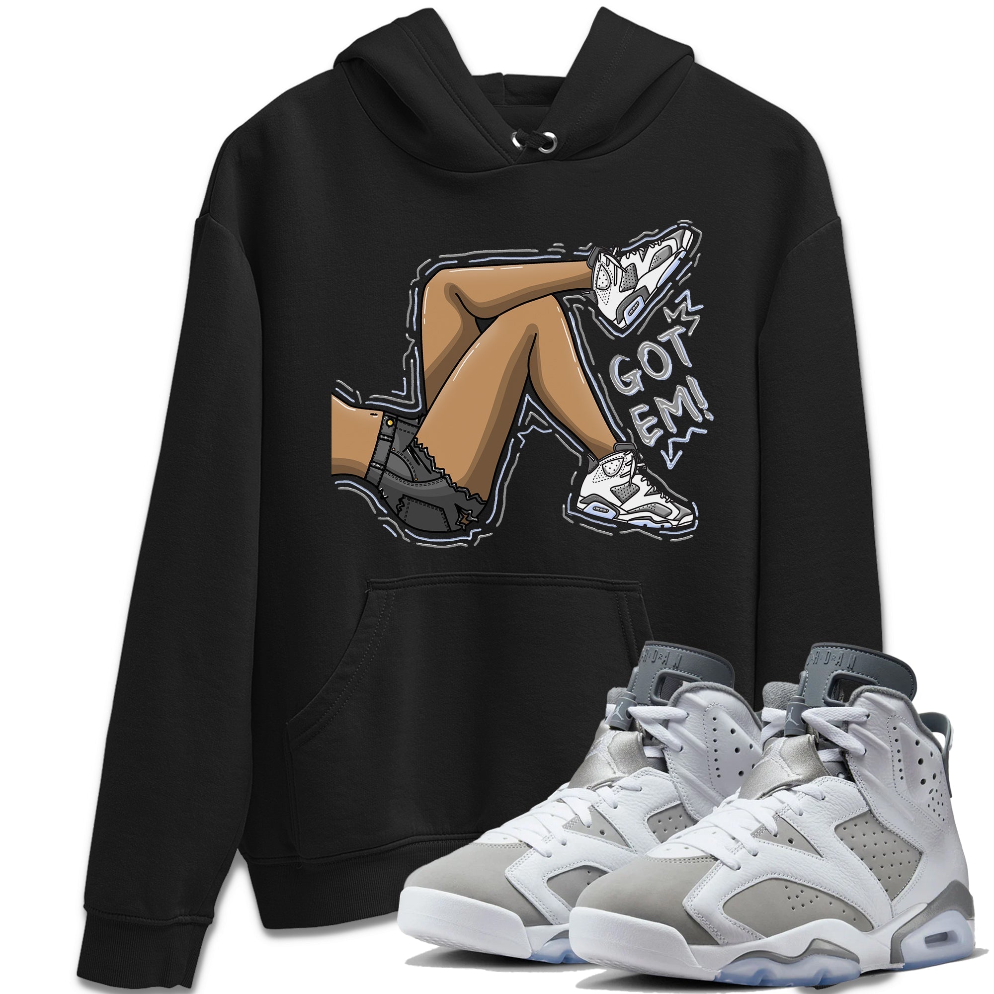 Jordan 6 Cool Grey Sneaker Match Tees Got Em Legs Sneaker Tees Jordan 6 Cool Grey Sneaker Release Tees Unisex Shirts