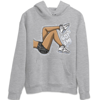 Jordan 6 Cool Grey Sneaker Match Tees Got Em Legs Sneaker Tees Jordan 6 Cool Grey Sneaker Release Tees Unisex Shirts