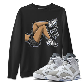 Jordan 6 Cool Grey Sneaker Match Tees Got Em Legs Sneaker Tees Jordan 6 Cool Grey Sneaker Release Tees Unisex Shirts