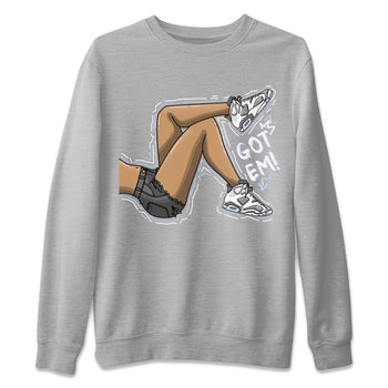 Jordan 6 Cool Grey Sneaker Match Tees Got Em Legs Sneaker Tees Jordan 6 Cool Grey Sneaker Release Tees Unisex Shirts