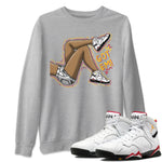 Jordan 7 Cardinal Sneaker Match Tees Got Em Legs Sneaker Tees Jordan 7 Cardinal Sneaker Release Tees Unisex Shirts