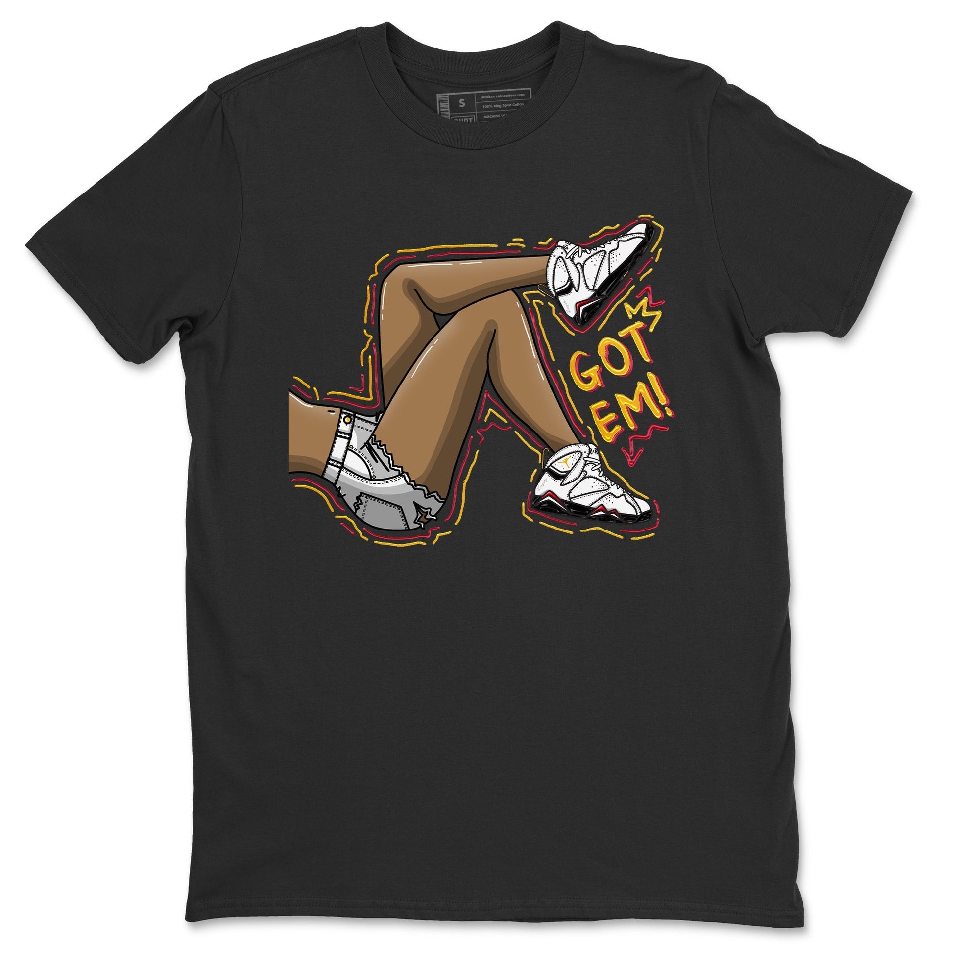 Jordan 7 Cardinal Sneaker Match Tees Got Em Legs Sneaker Tees Jordan 7 Cardinal Sneaker Release Tees Unisex Shirts