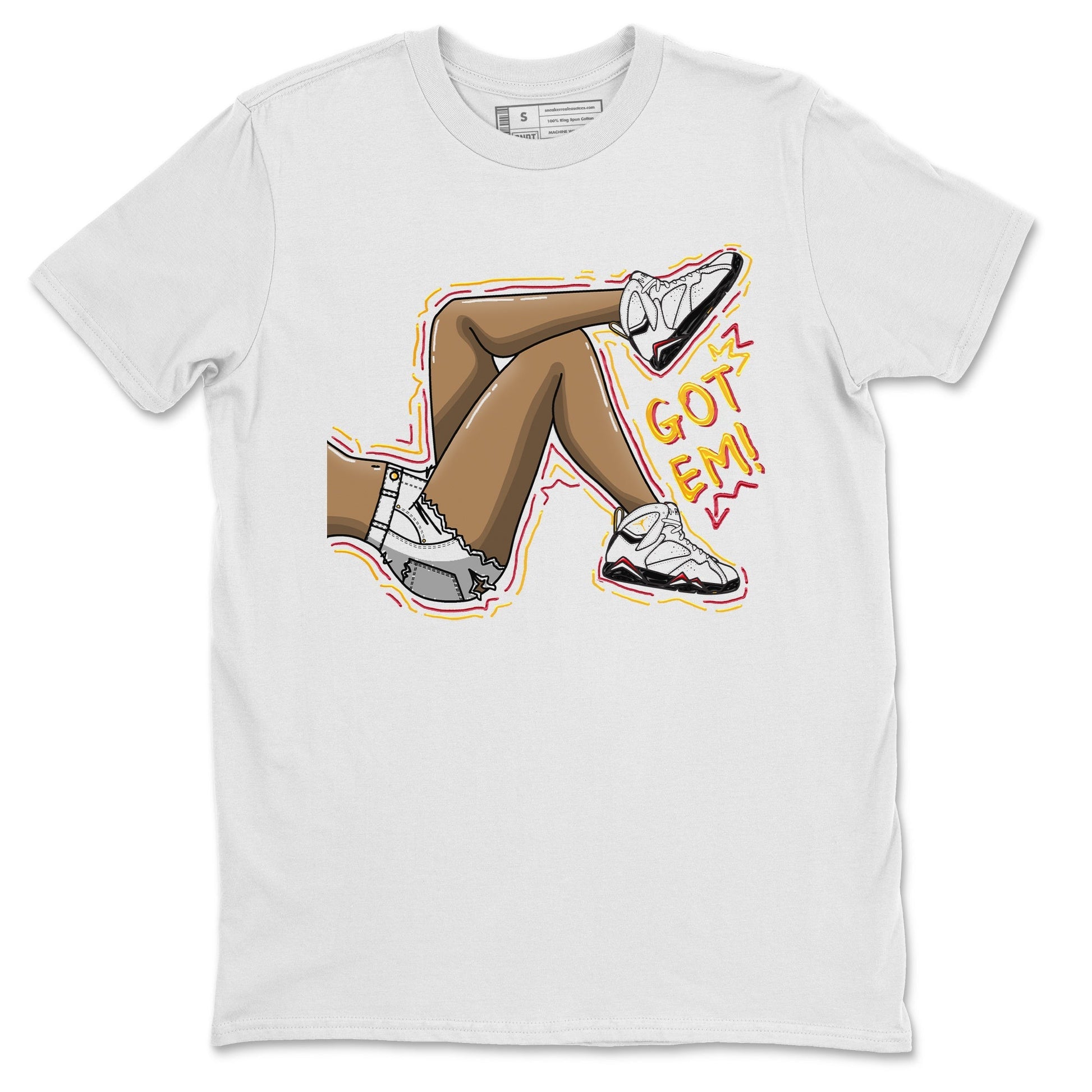 Jordan 7 Cardinal Sneaker Match Tees Got Em Legs Sneaker Tees Jordan 7 Cardinal Sneaker Release Tees Unisex Shirts