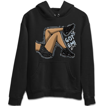 Air Jordan 7 Chambray shirt to match jordans Got Em Legs sneaker tees AJ7 Chambray SNRT Sneaker Release Tees Unisex Black 2 T-Shirt