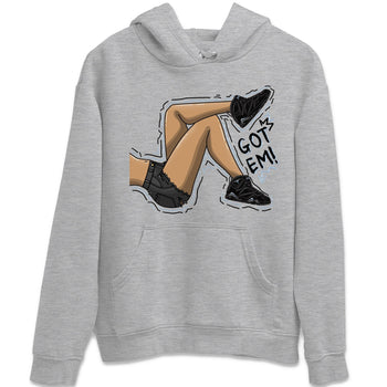 Air Jordan 7 Chambray shirt to match jordans Got Em Legs sneaker tees AJ7 Chambray SNRT Sneaker Release Tees Unisex Heather Grey 2 T-Shirt