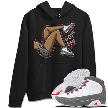 Jordan 9 Fire Red Sneaker Match Tees Got Em Legs Sneaker Tees Jordan 9 Fire Red Sneaker Release Tees Unisex Shirts