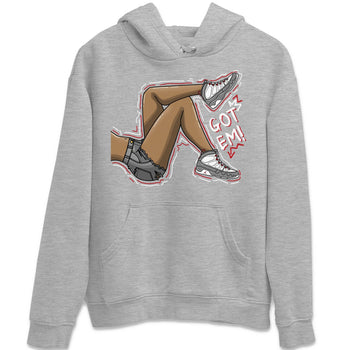 Jordan 9 Fire Red Sneaker Match Tees Got Em Legs Sneaker Tees Jordan 9 Fire Red Sneaker Release Tees Unisex Shirts